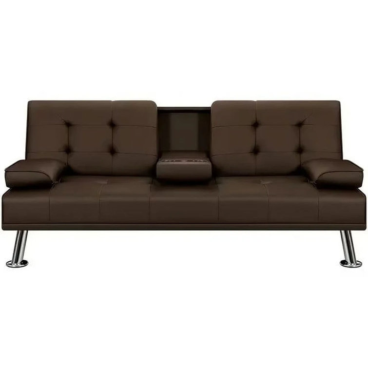 Loveseat futon deals mattress